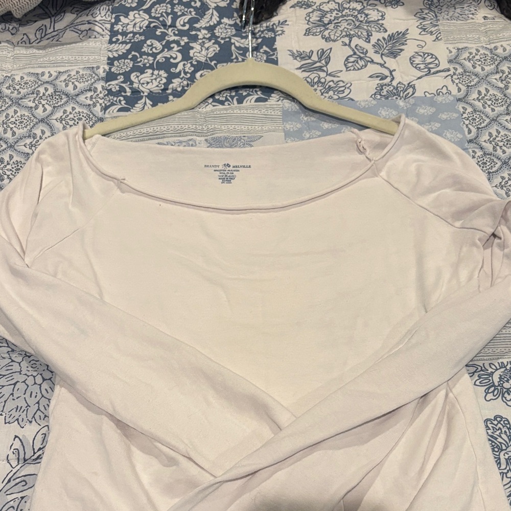 Brandy Melville Soft Cream Blouse